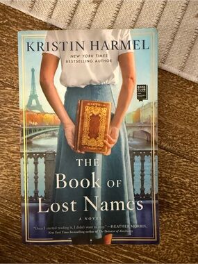 Kristin Harmel "The Book of Lost Names" - Blue Cover Novel